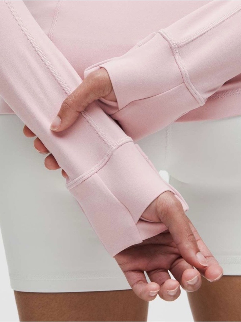 Lululemon Define Jacket Coat Nulu Porcelain Pink POIK Size 12 NWT - Picture 7 of 14